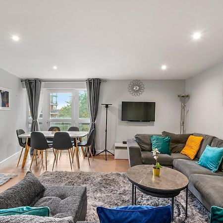 לונדון Elegant 3Br 2Bath Flat In Canary Wharf - O2 -Excel מראה חיצוני תמונה