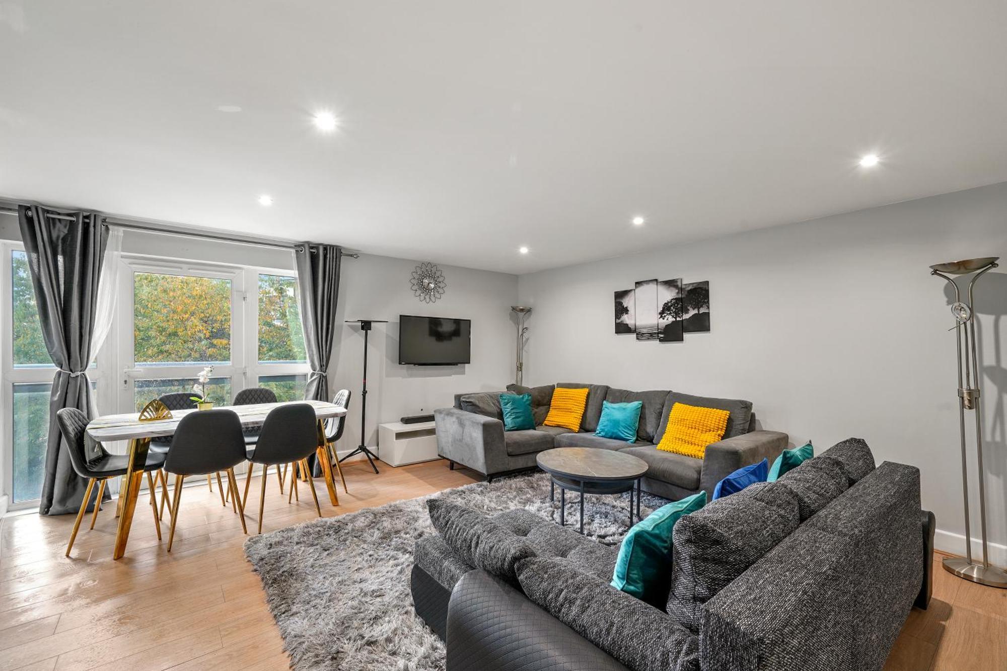לונדון Elegant 3Br 2Bath Flat In Canary Wharf - O2 -Excel מראה חיצוני תמונה